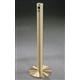 SMOKERS POST FLOOR STANDING PLATE WITH COPPER VEIN FINISH